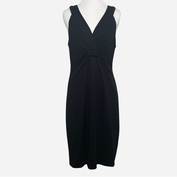 Bailey 44 Midi Dress | Black | Ellington | Sleeveless | Form Fitting | Large - Picture 4 of 7